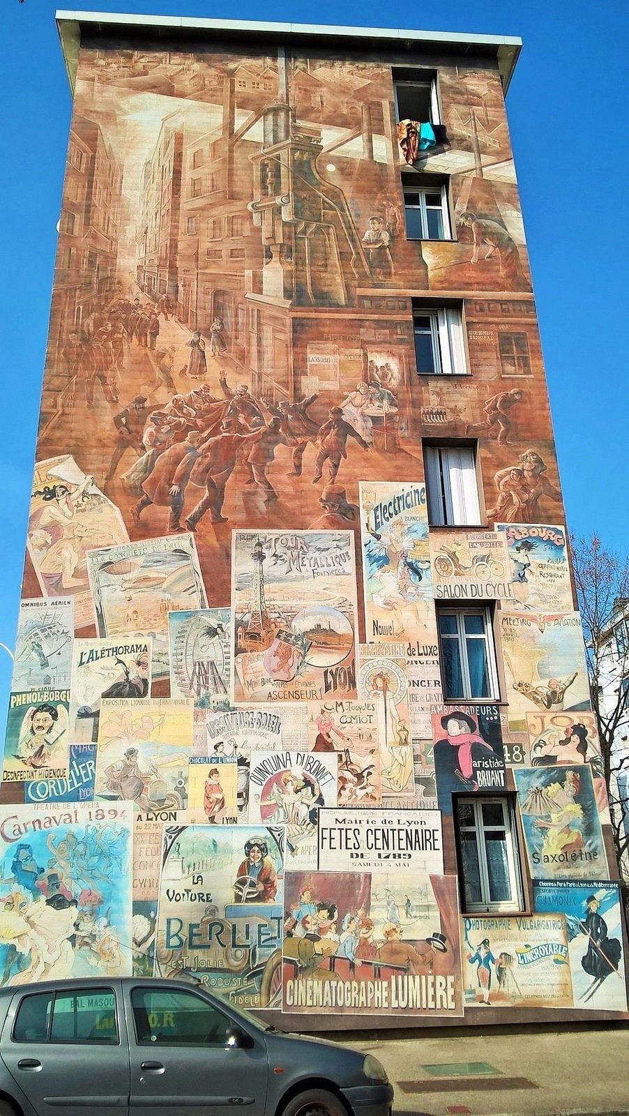 شهر نقاشی های دیواری | جاذبه های گردشگری و هنری فرانسه لیون