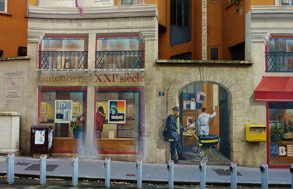 شهر نقاشی های دیواری | جاذبه های گردشگری و هنری فرانسه لیون