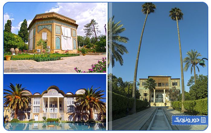 باغ های شیراز از زیباترین جاذبه های توریستی شیراز