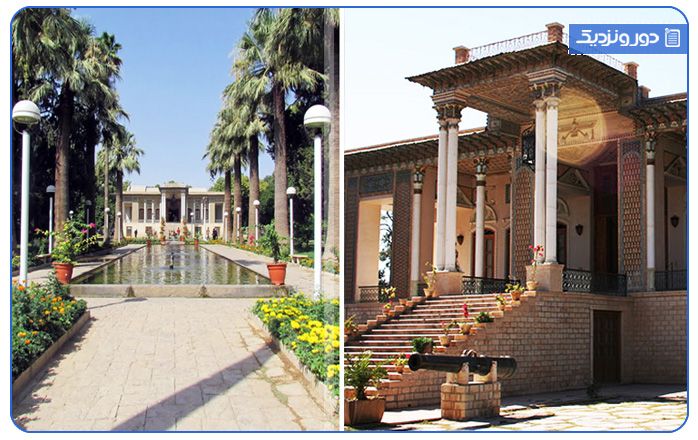 باغ گلشن یکی از اماکن دیدنی شهر شیراز