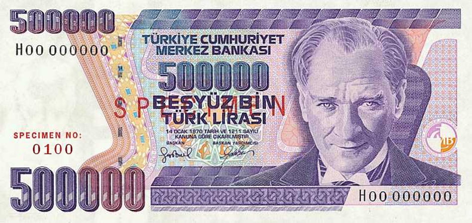 لیره واحد پول ترکیه