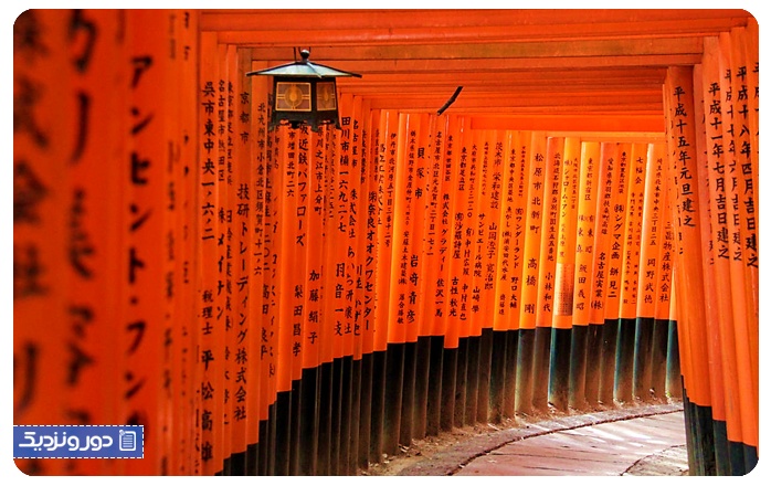 جاذبه‌های طبیعی کیوتو معبد فوشیمی ایناری تایشا