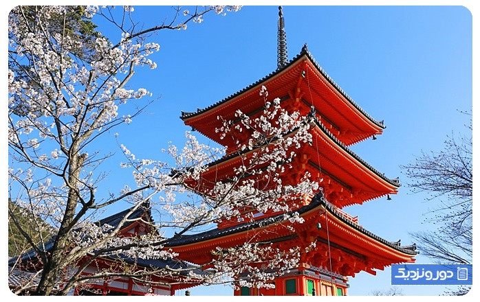 جاذبه‌های طبیعی کیوتو معبد کیومیزو درا