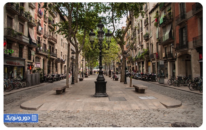 خیابان‌های اسپانیا پسیج دل بورن
