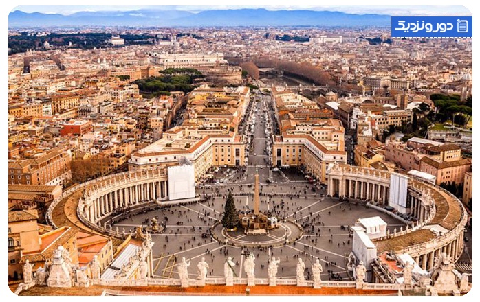 واتیکان، ۰.۴۴کیلومتر مربع - Vatican City